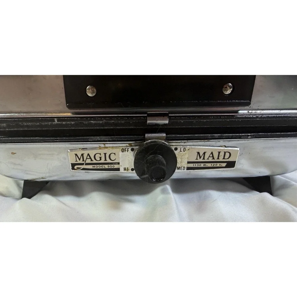 Vintage Magic Maid Model 950 Electric Waffle Maker Sandwich Press
